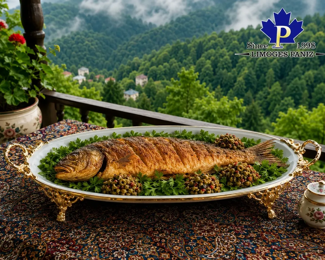 دیس تخت ماهی Limoges Paniz